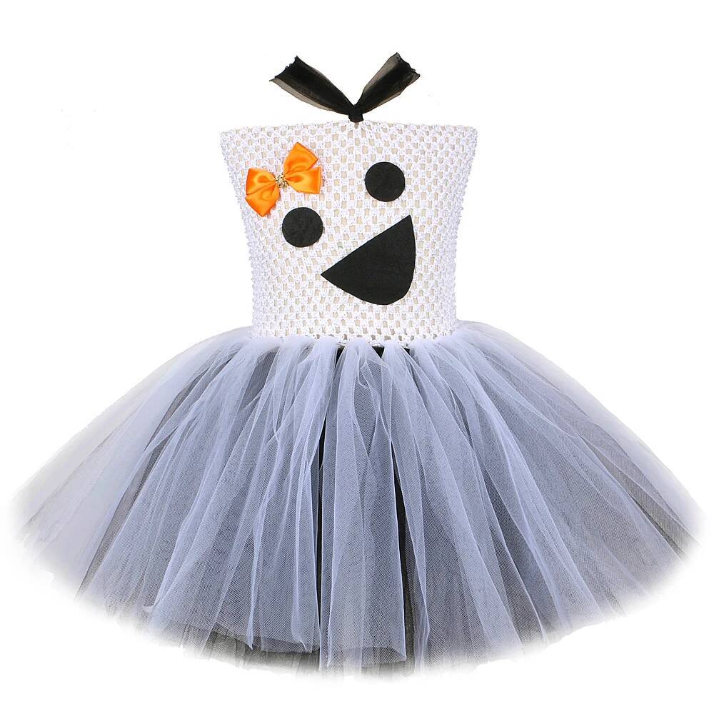 Baby Z Clothing - White Black Ghost Tutu Dress for