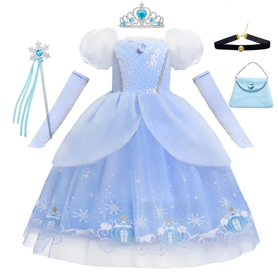 Baby Clothing Size - Cinderella Princess Cosplay Dress for Girl