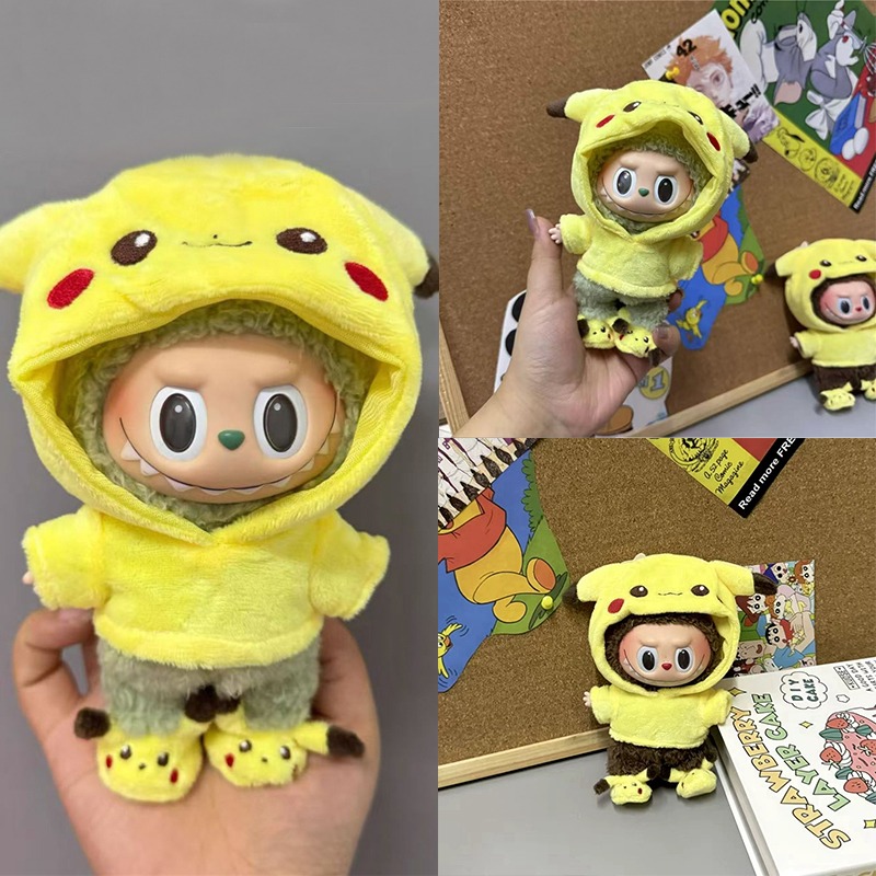 Baby Clothing - 15 17cm For Labubu Doll Cartoon
