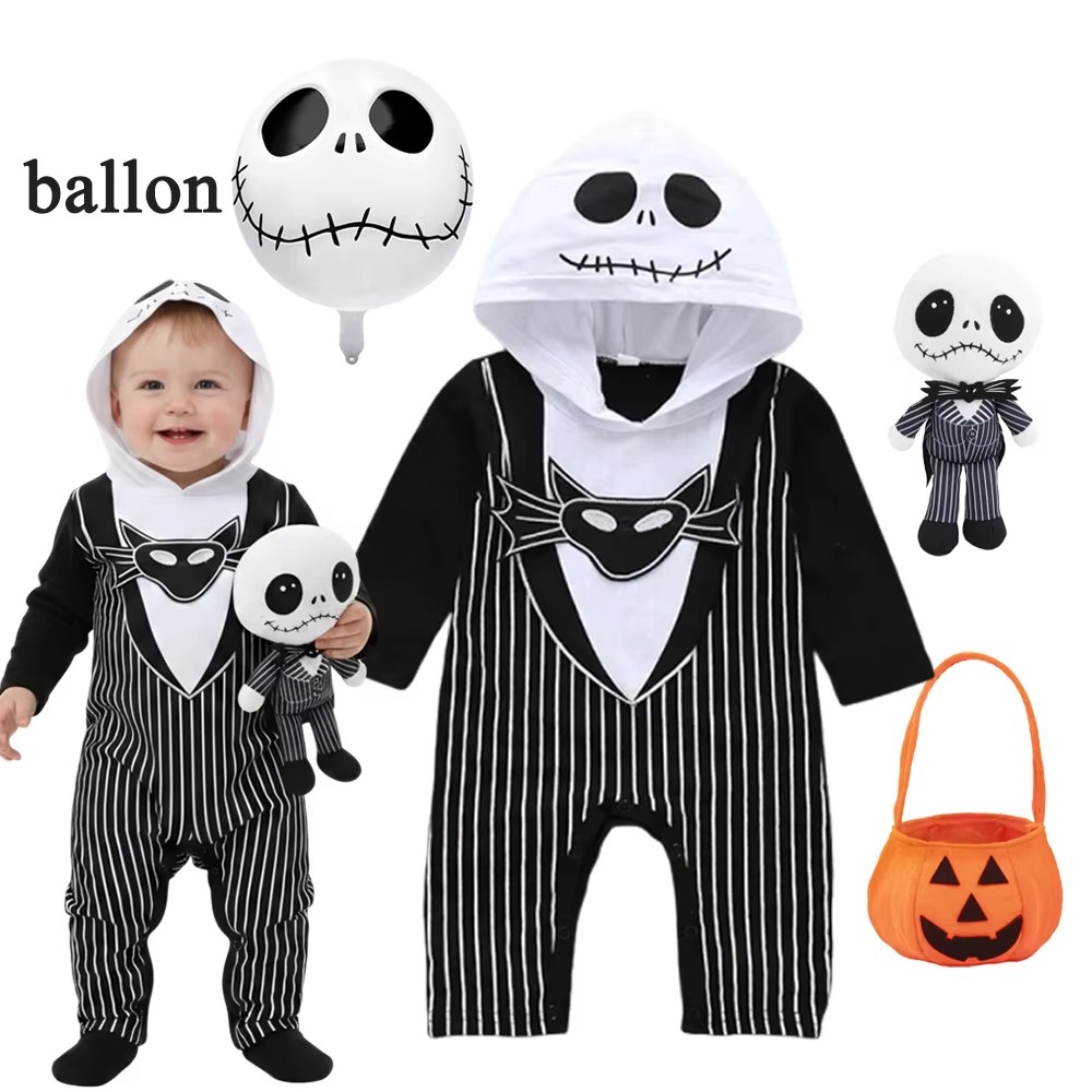 Baby Clothing Size - Baby Boys Hooded Romper Halloween Cosplay