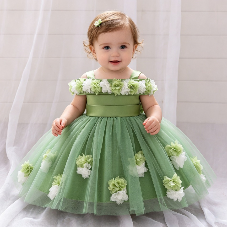 Baby Z Clothing - New Baby Girls 1st Princess Dress