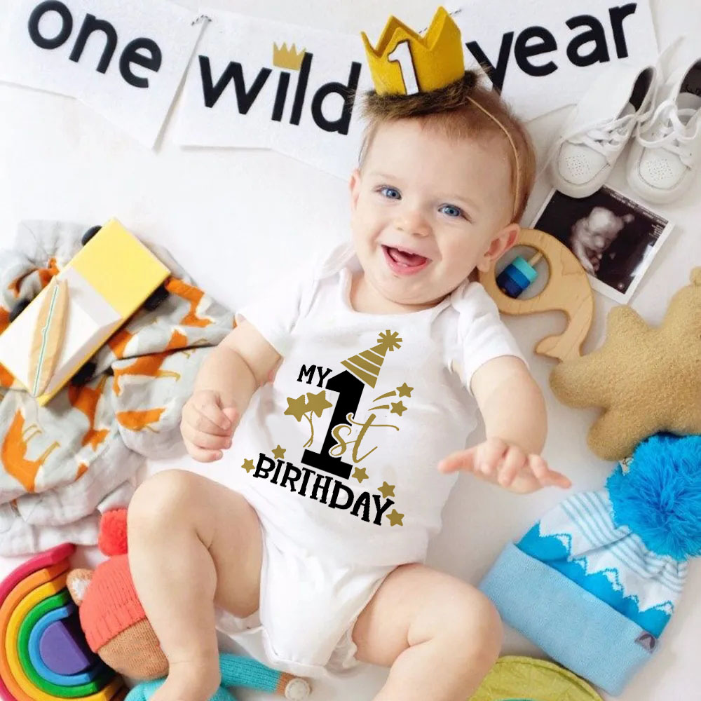 Baby Clothing Next - My 1st Birthday Newborn Romper Summer