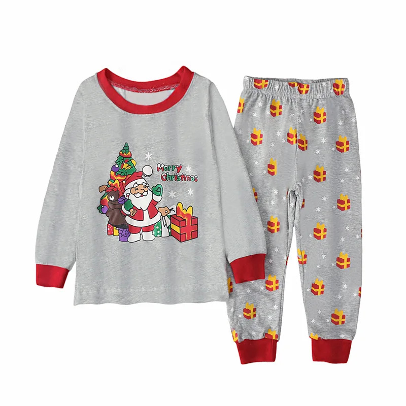 Gray Santa Claus Print Kids Pa - Baby Clothing review and price
