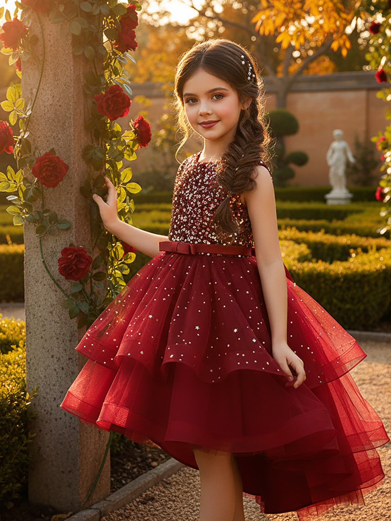 Baby Girl Princess Floral Sequ - Baby Z Clothing review and price