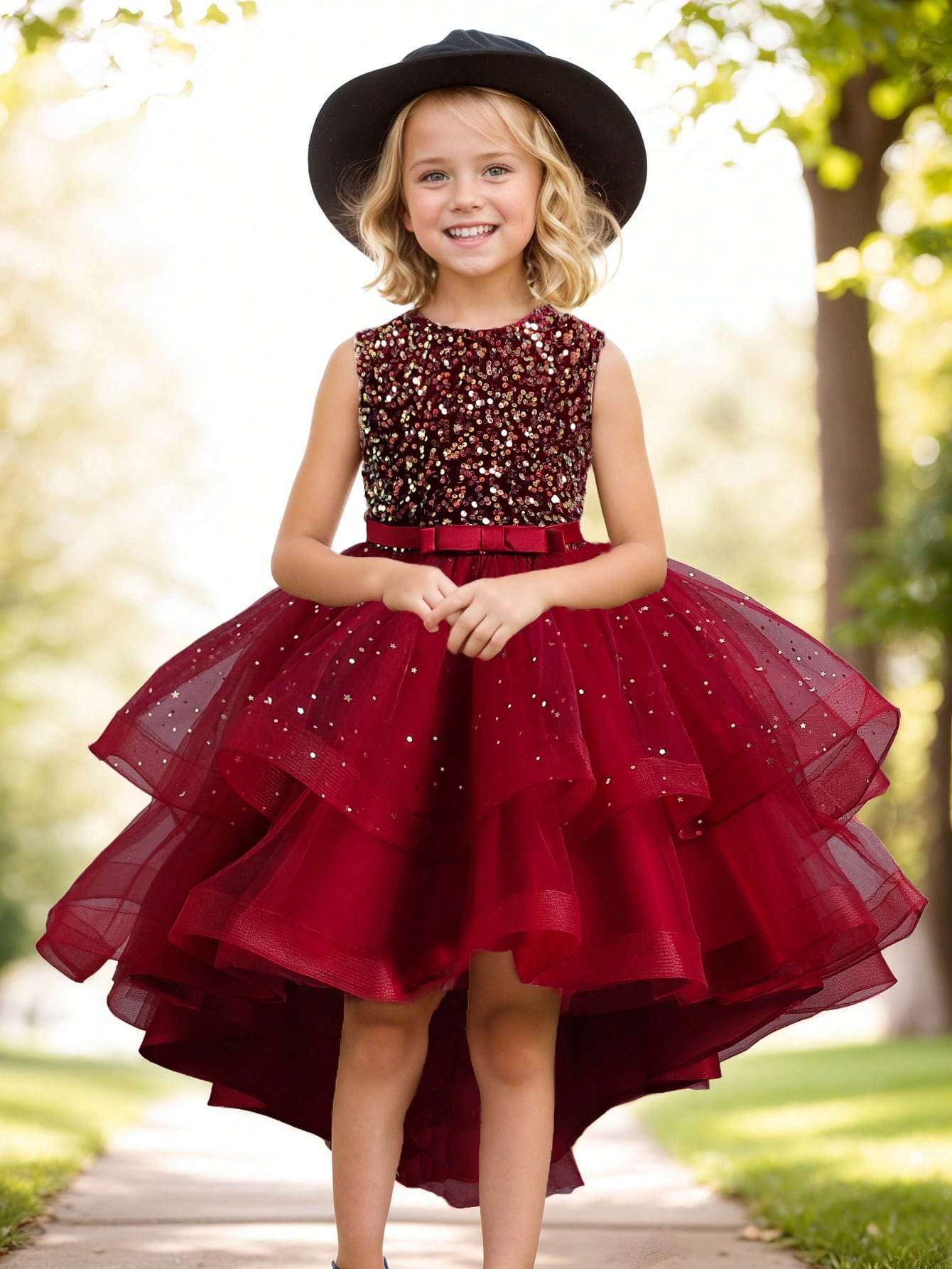 Baby Girl Princess Floral Sequ - Baby Z Clothing review and price