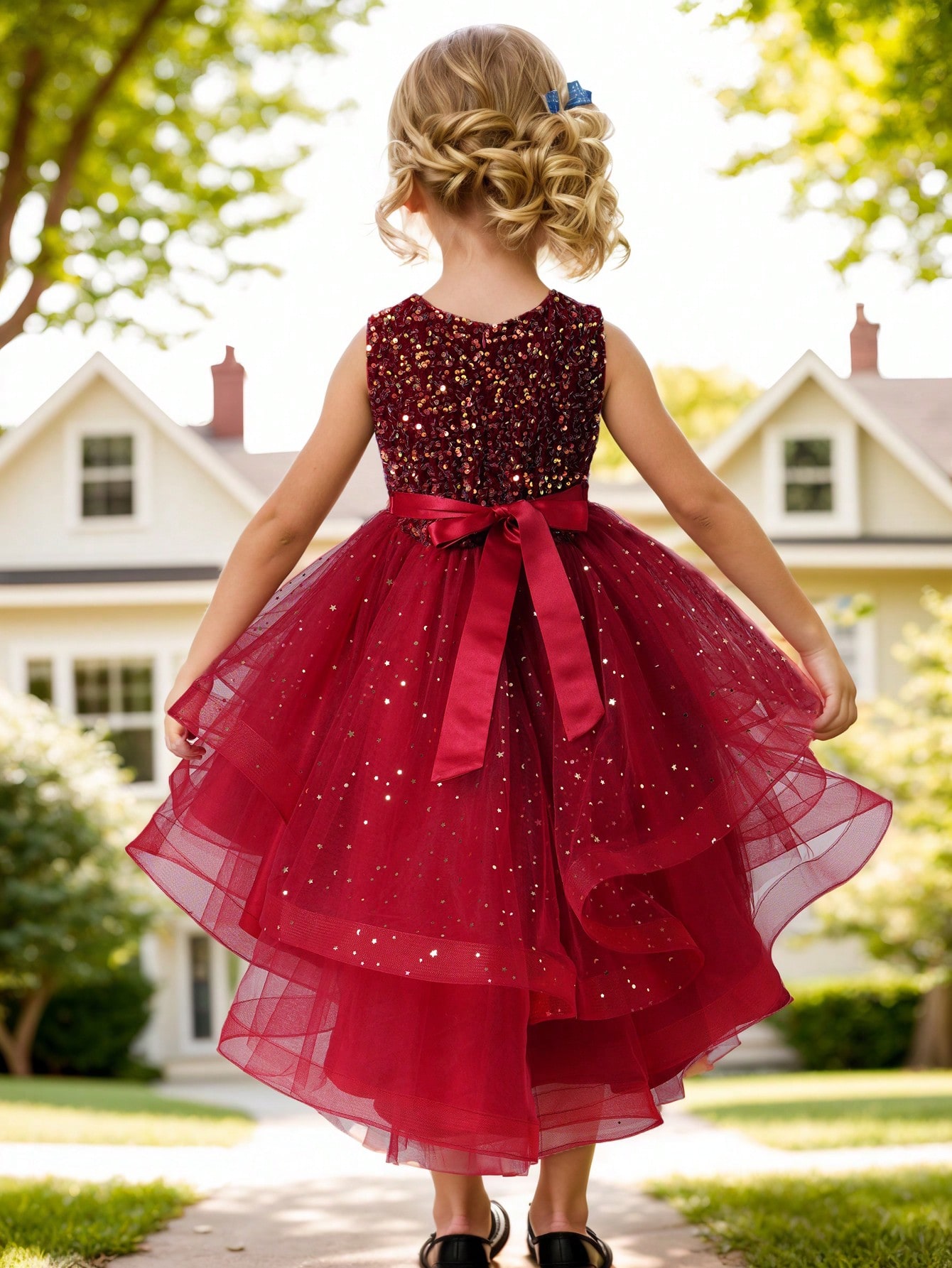 Baby Girl Princess Floral Sequ - Baby Z Clothing review and price
