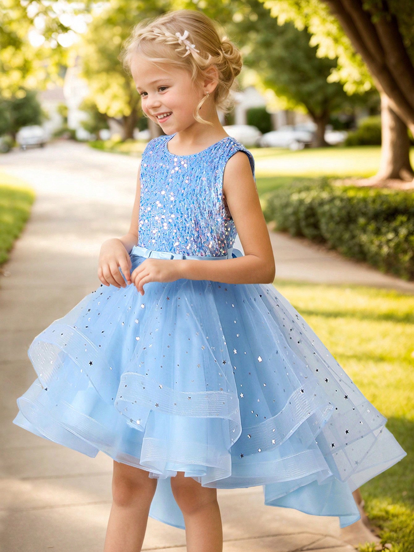 Baby Girl Princess Floral Sequ - Baby Z Clothing review and price