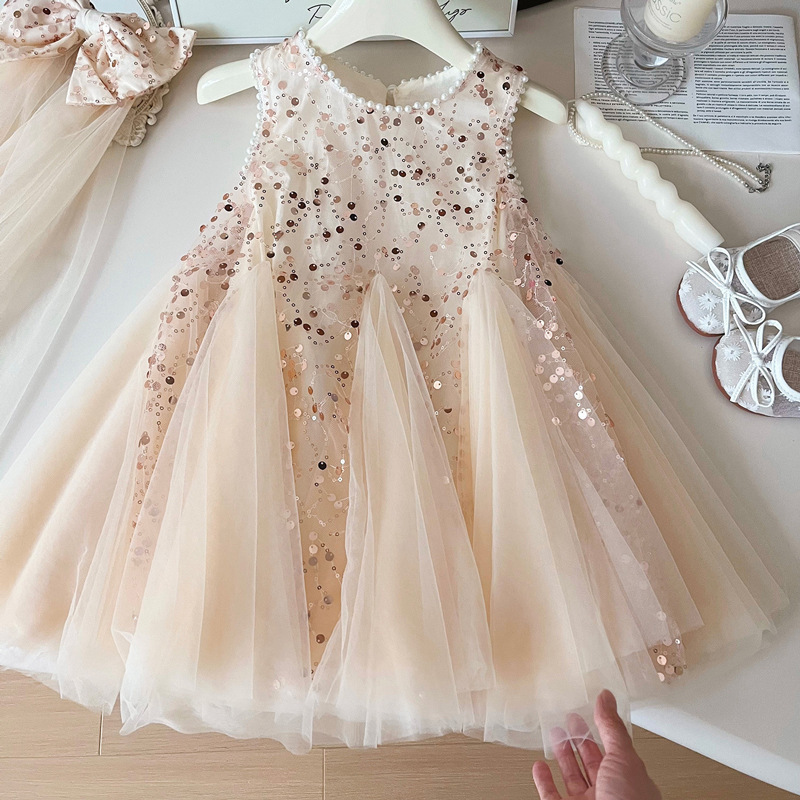 Summer New Baby Girl Pearl mes - Baby Z Clothing review and price