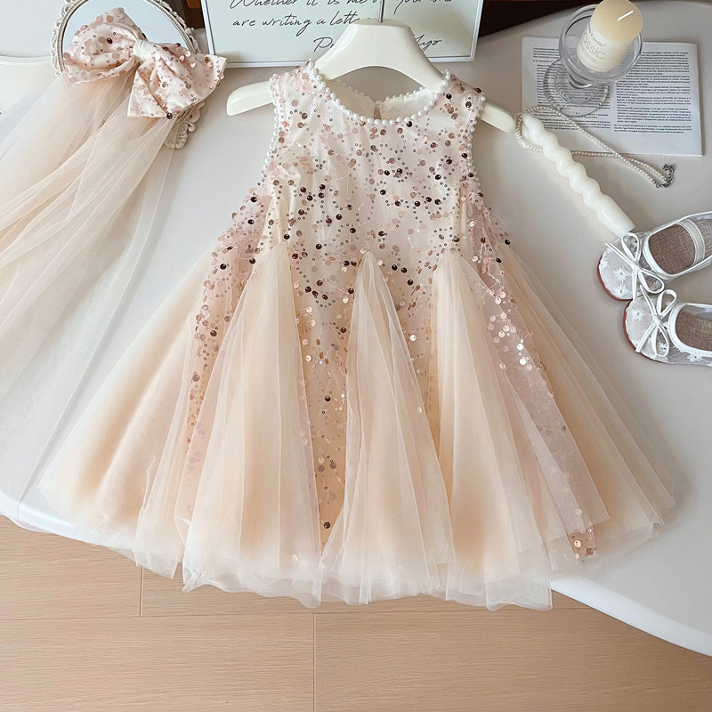 Summer New Baby Girl Pearl mes - Baby Z Clothing review and price