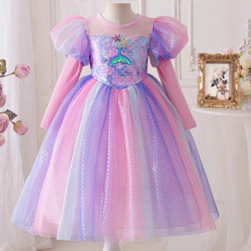 Pink Mermaid Dress 2026 New Ba - Baby Z Clothing review and price