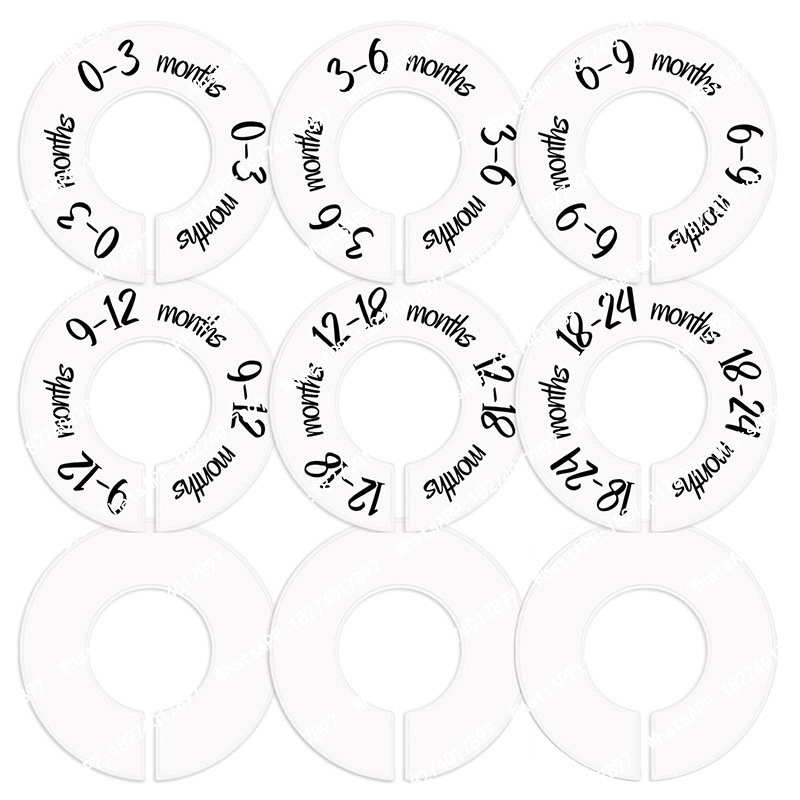 100pcs Multi Size Baby Kids Cl - Baby Clothing Hanger Dividers review and price