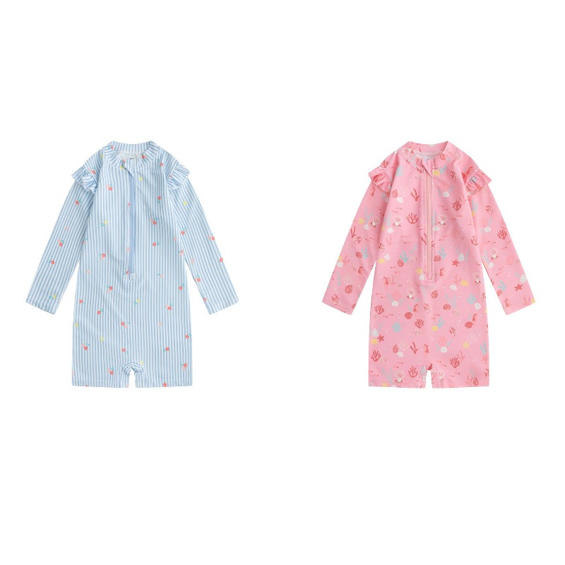 Toddler Kids Long Sleeve One-P - Baby Swimwear Uv review and price